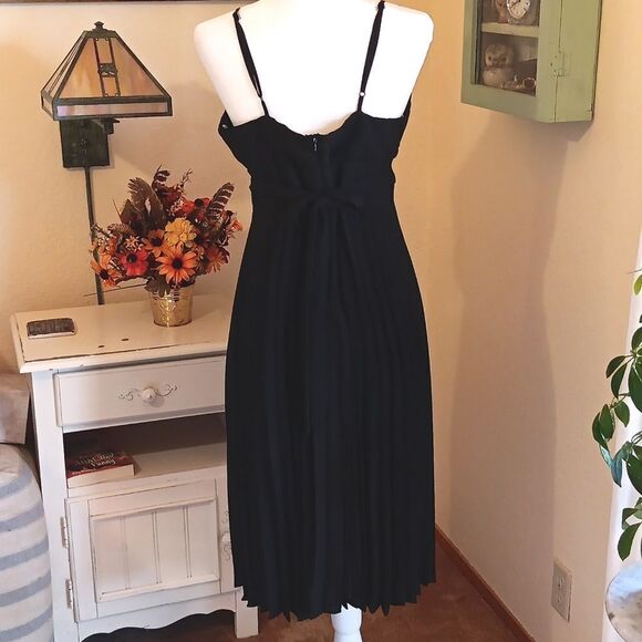 NWT Jessica Simpson Pleated Evening Cocktail Whimsigoth  Dress - Picture 5 of 9